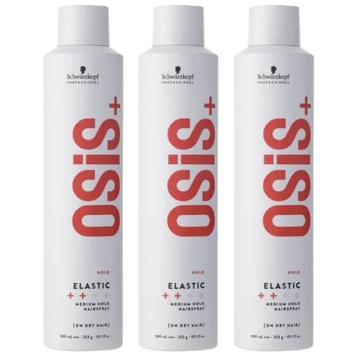 Schwarzkopf Professional Osis+ Elastic Medium Hold Hairspray 300ml Trio