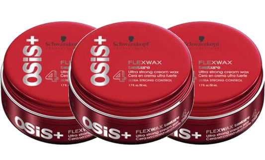 Schwarzkopf Professional Osis+ Flexwax Ultra Strong Cream Wax 85ml Trio