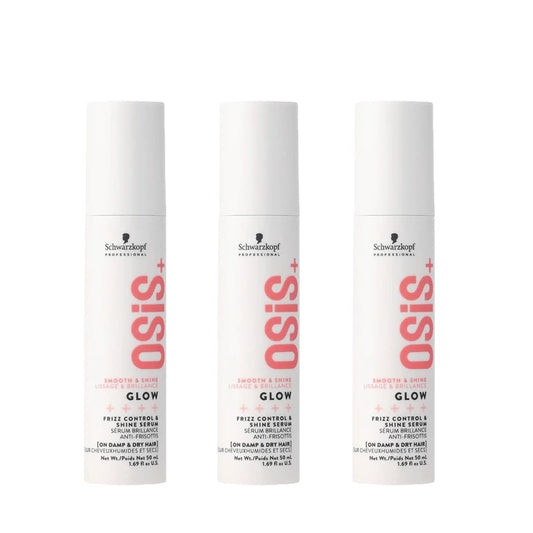 Schwarzkopf Professional Osis+ Glow Frizz Control & Shine Serum 50ml Trio