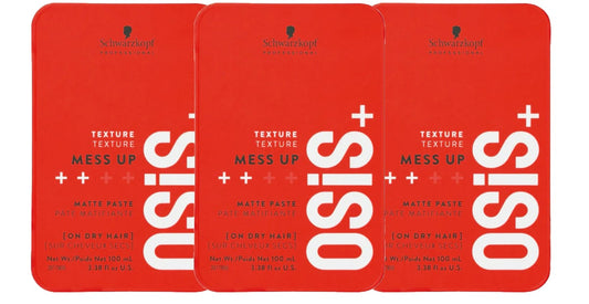 Schwarzkopf Professional Osis+ Mess Up Matte Paste 100ml Trio