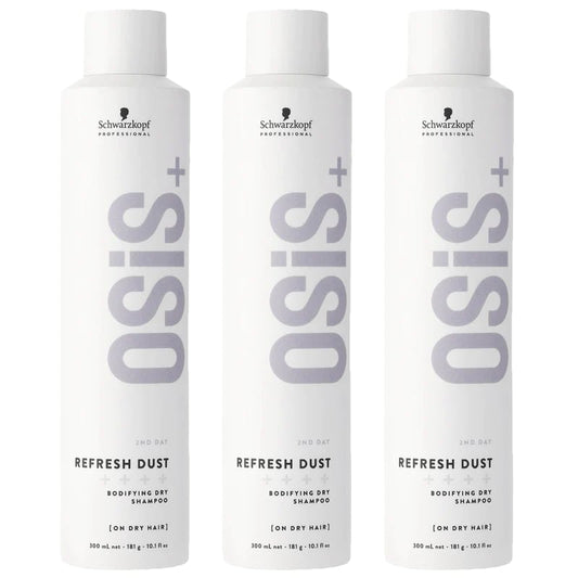 Schwarzkopf Professional Osis+ Refresh Dust Bodifying Dry Shampoo 300ml Trio
