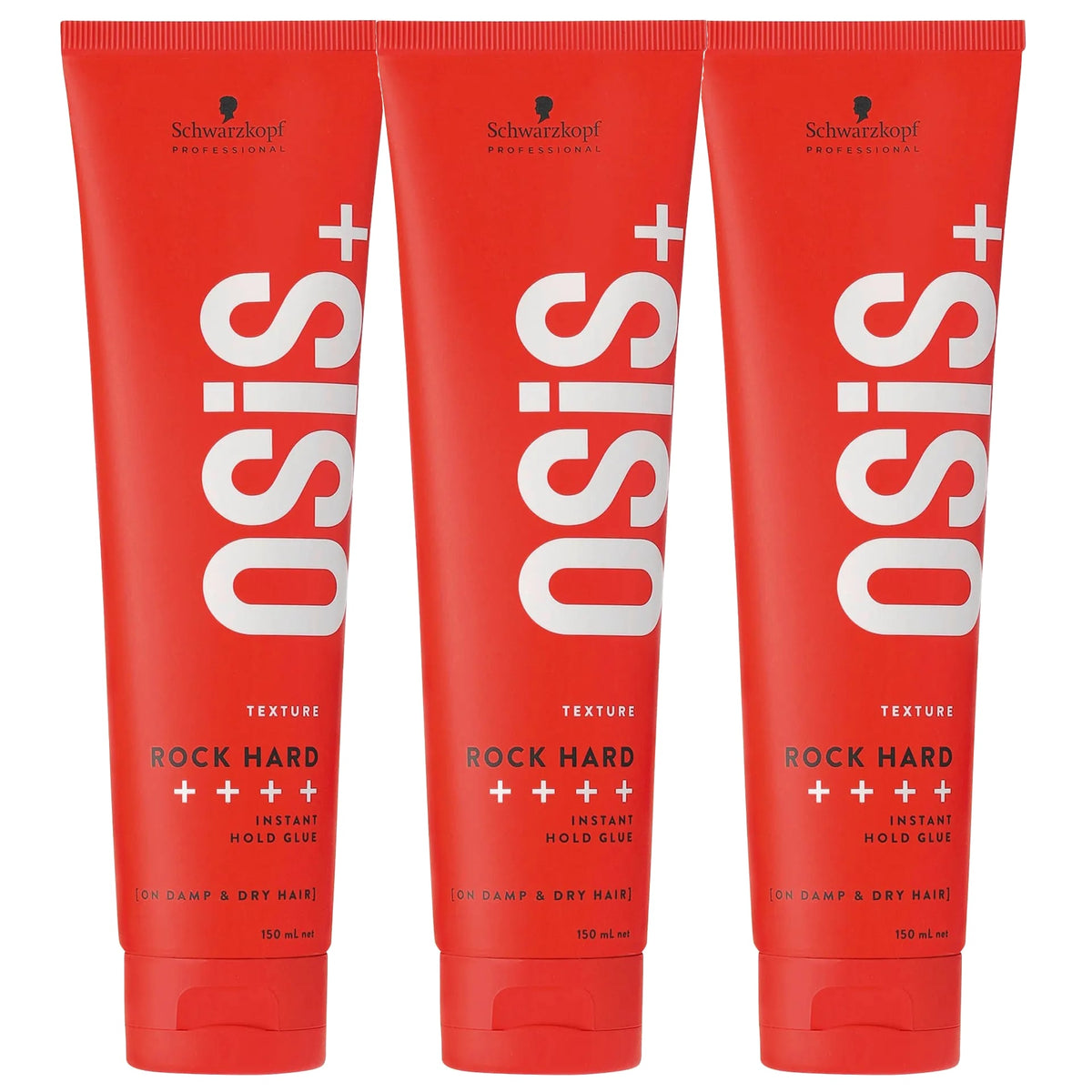 Schwarzkopf Professional Osis+ Rock Hard Instant Hold Glue 150ml Trio