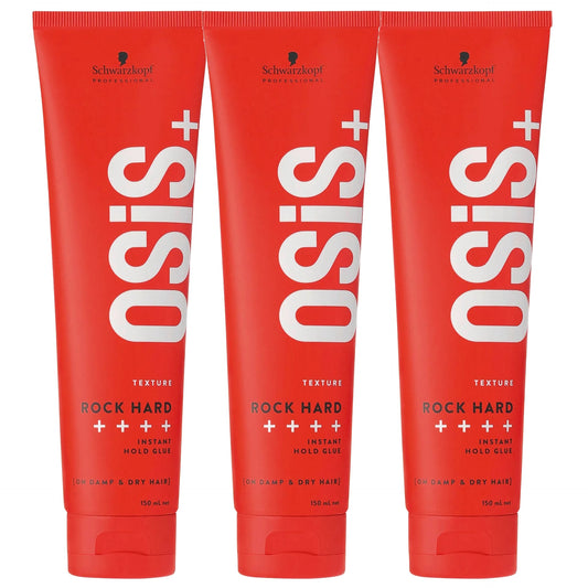 Schwarzkopf Professional Osis+ Rock Hard Instant Hold Glue 150ml Trio
