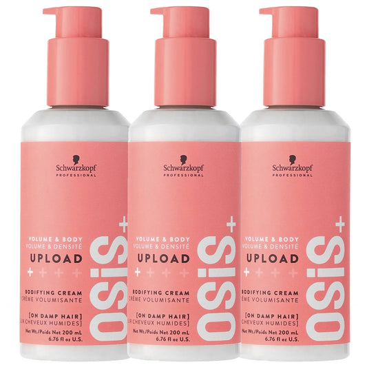 Schwarzkopf Professional Osis+ Upload Volume Lightweight Cream 200ml Trio