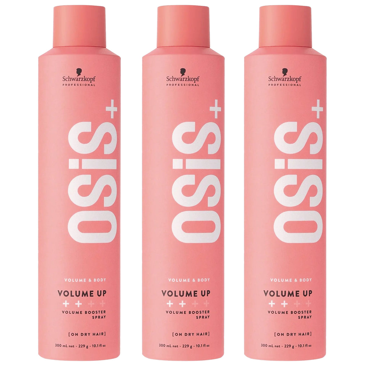 Schwarzkopf Professional Osis+ Volume Up Booster Spray 300ml Trio
