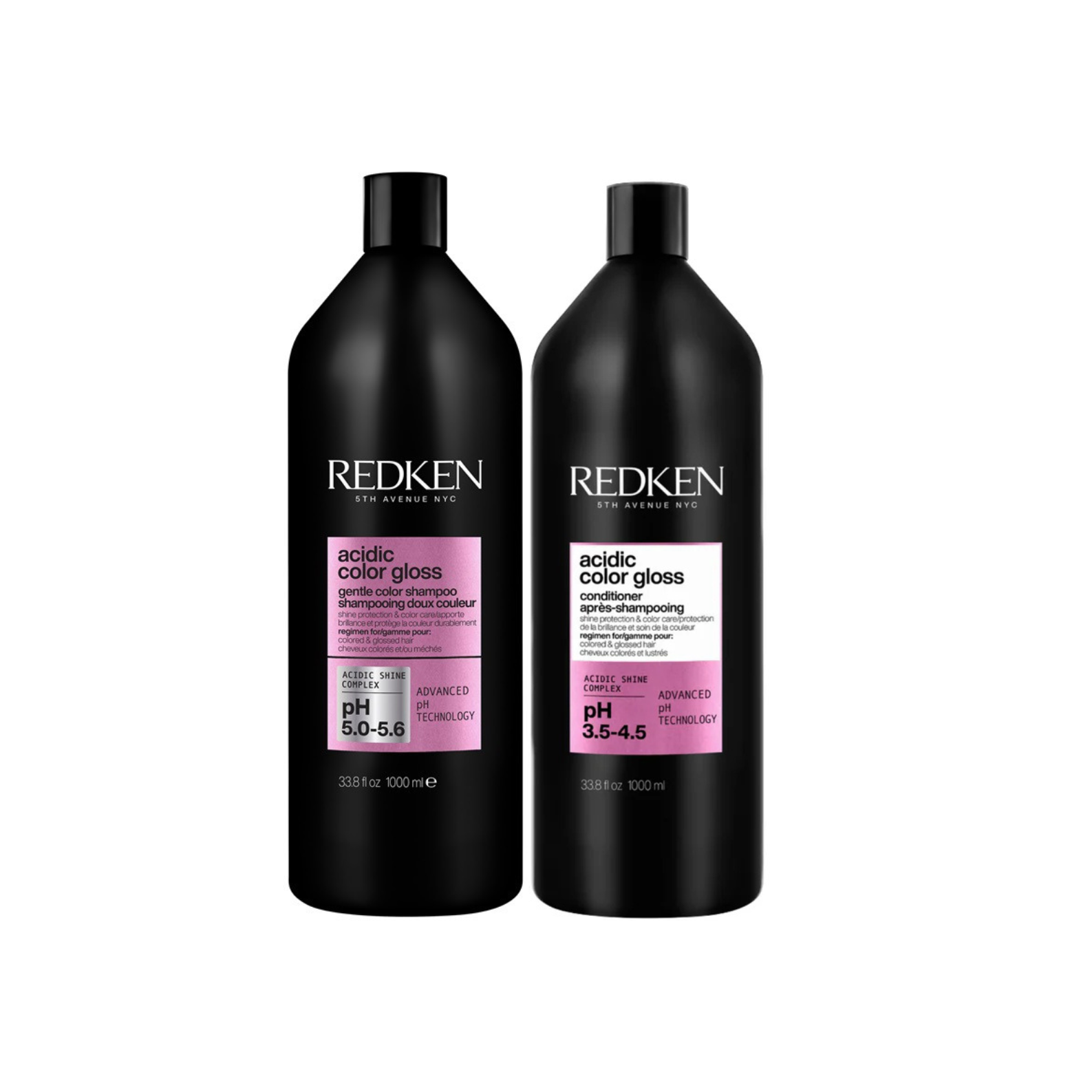Redken Acidic Colour Gloss Shampoo and Conditioner 1000ml Duo
