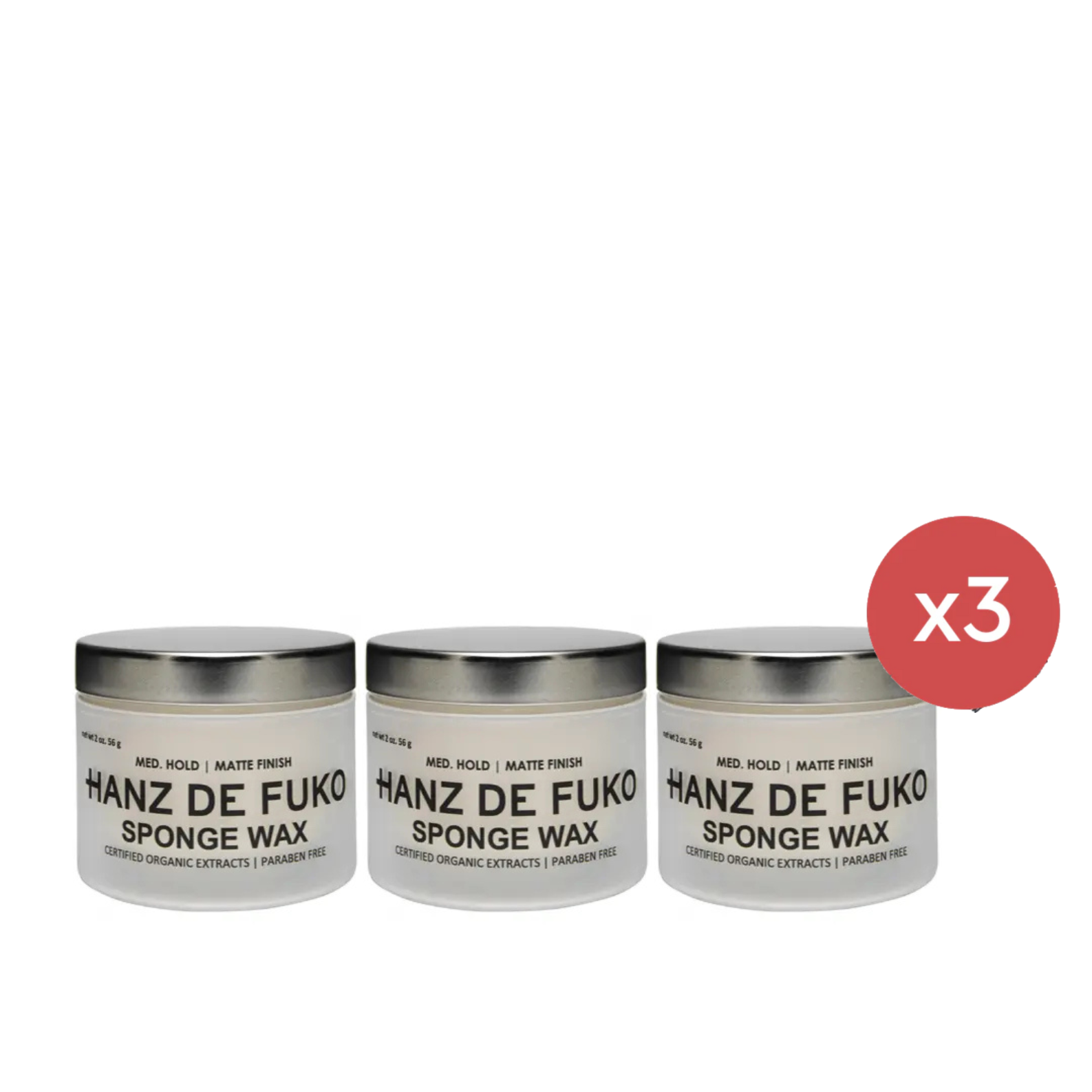 Hanz De Fuko Sponge Wax 56g Trio