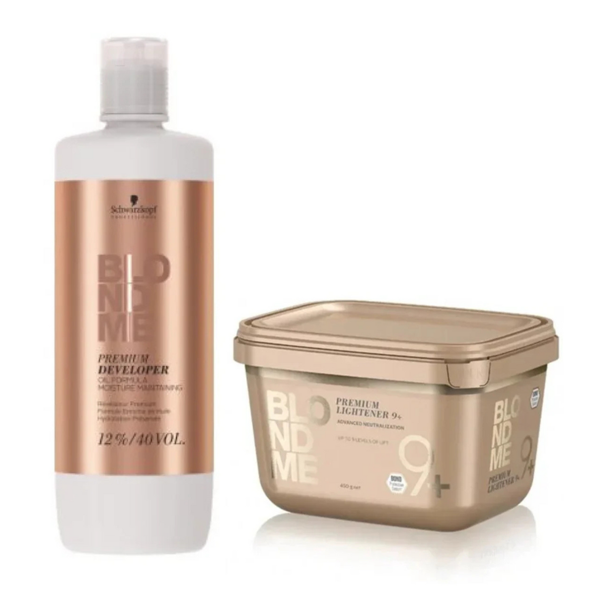 Schwarzkopf Professional BlondMe Premium Developer 12% & Premium Lightener 450g Duo