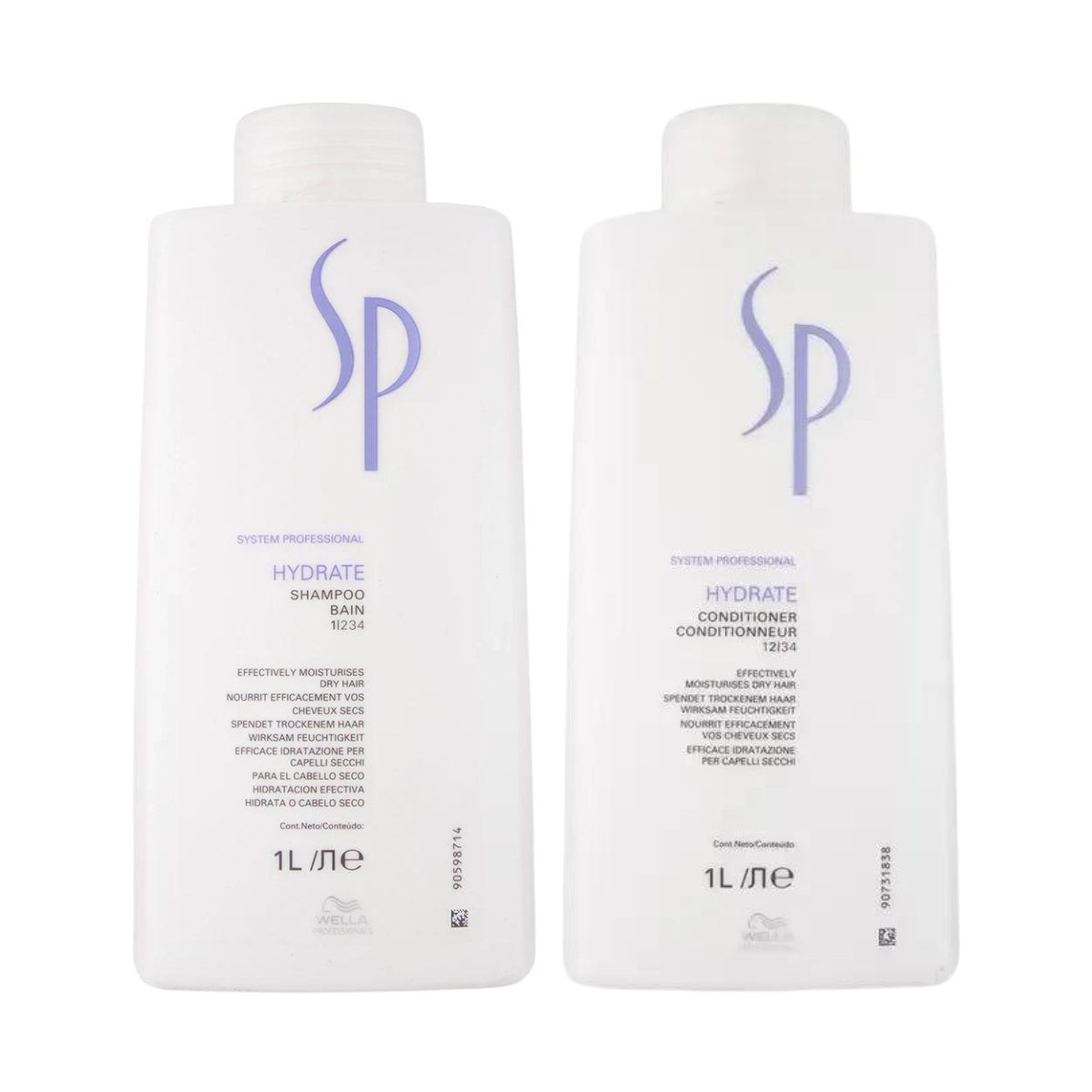 Wella SP Hydrate Shampoo & Conditioner 1000ml Duo