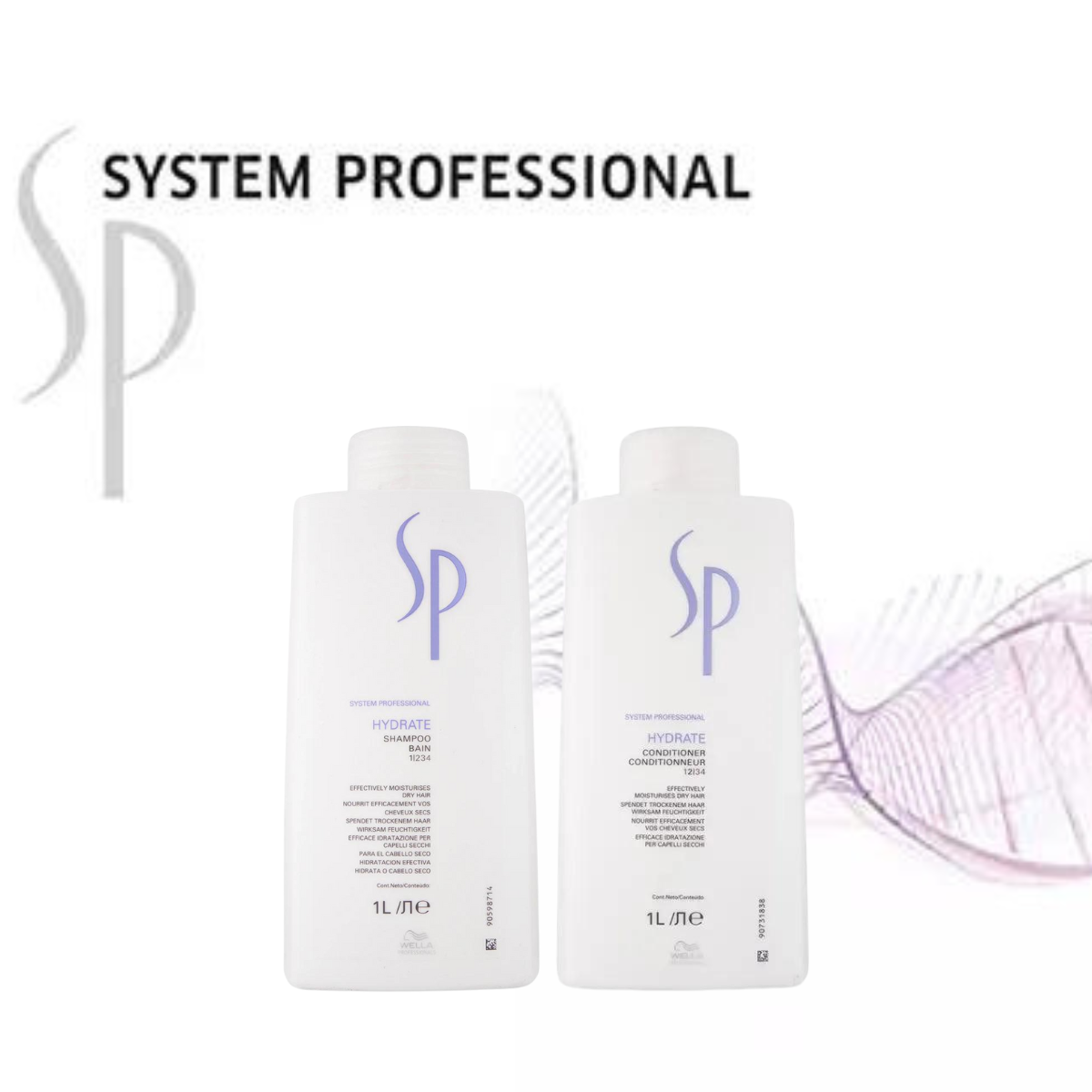 Wella SP Hydrate Shampoo & Conditioner 1000ml Duo