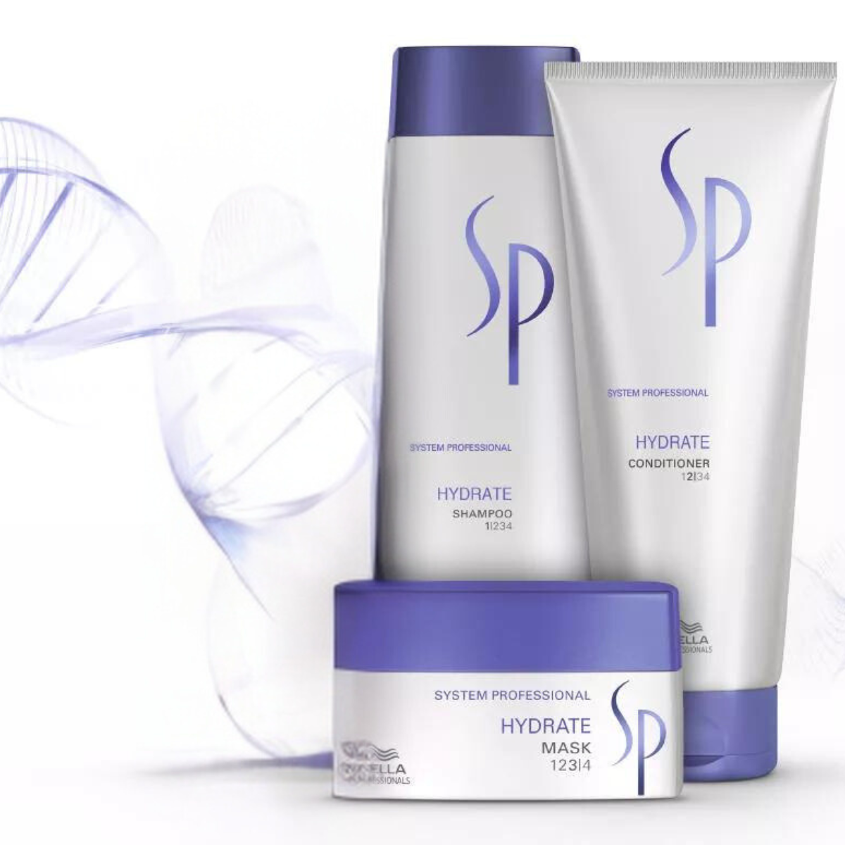 Wella SP Hydrate Shampoo, Conditioner & Mask Trio Pack