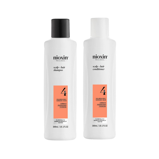 Nioxin PRO CLINICAL Scalp + Hair Thickening System 4 Shampoo & Conditioner 300ml