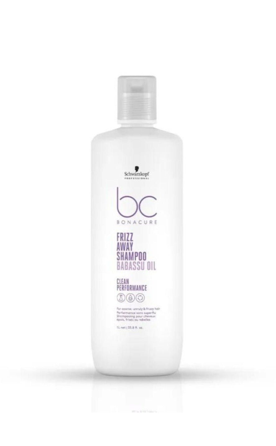 Schwarzkopf Professional Bc  Bonacure Clean Performance Frizz-Away Shampoo  & Conditioner 1000ml Duo