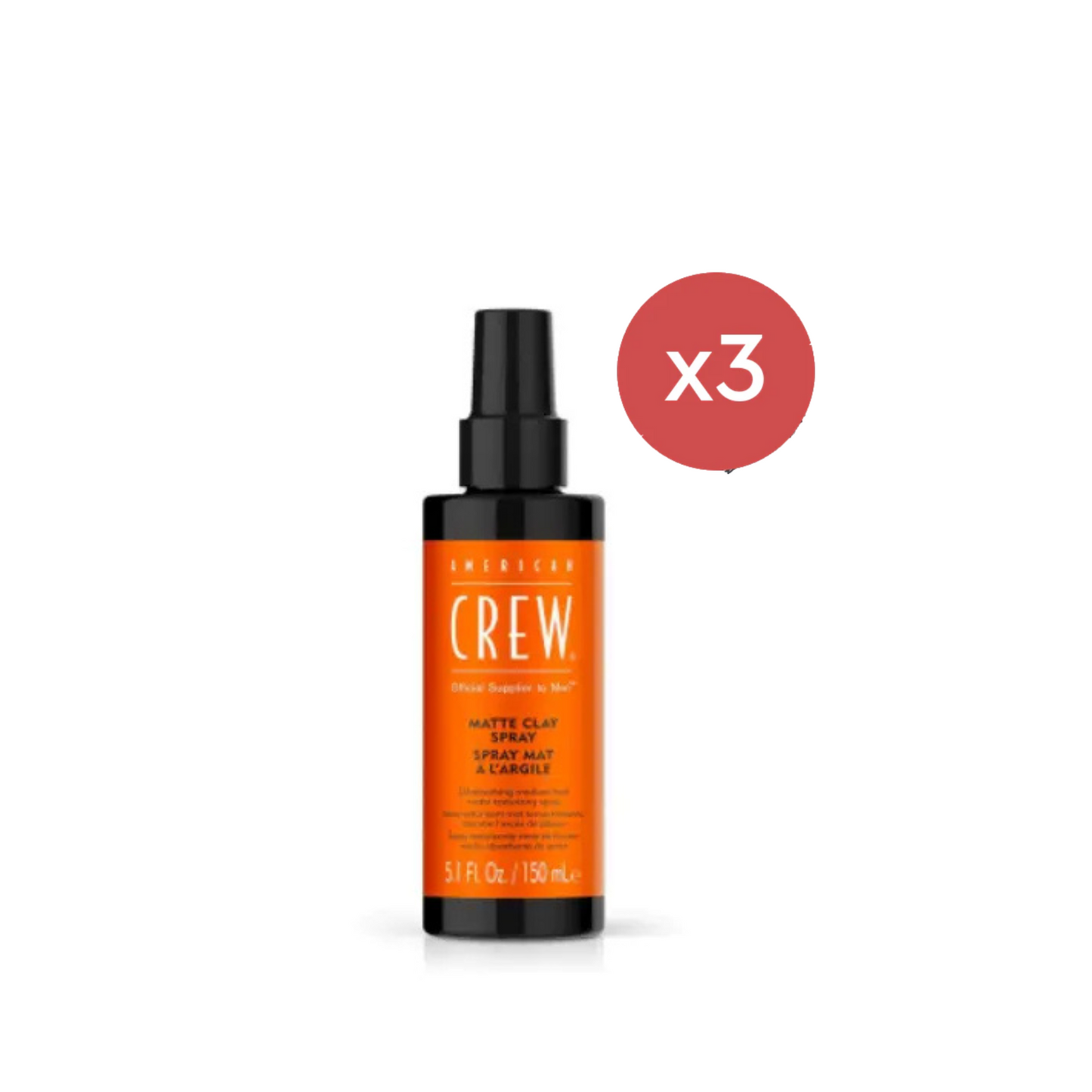 American Crew Matte Clay Spray 150ml Trio