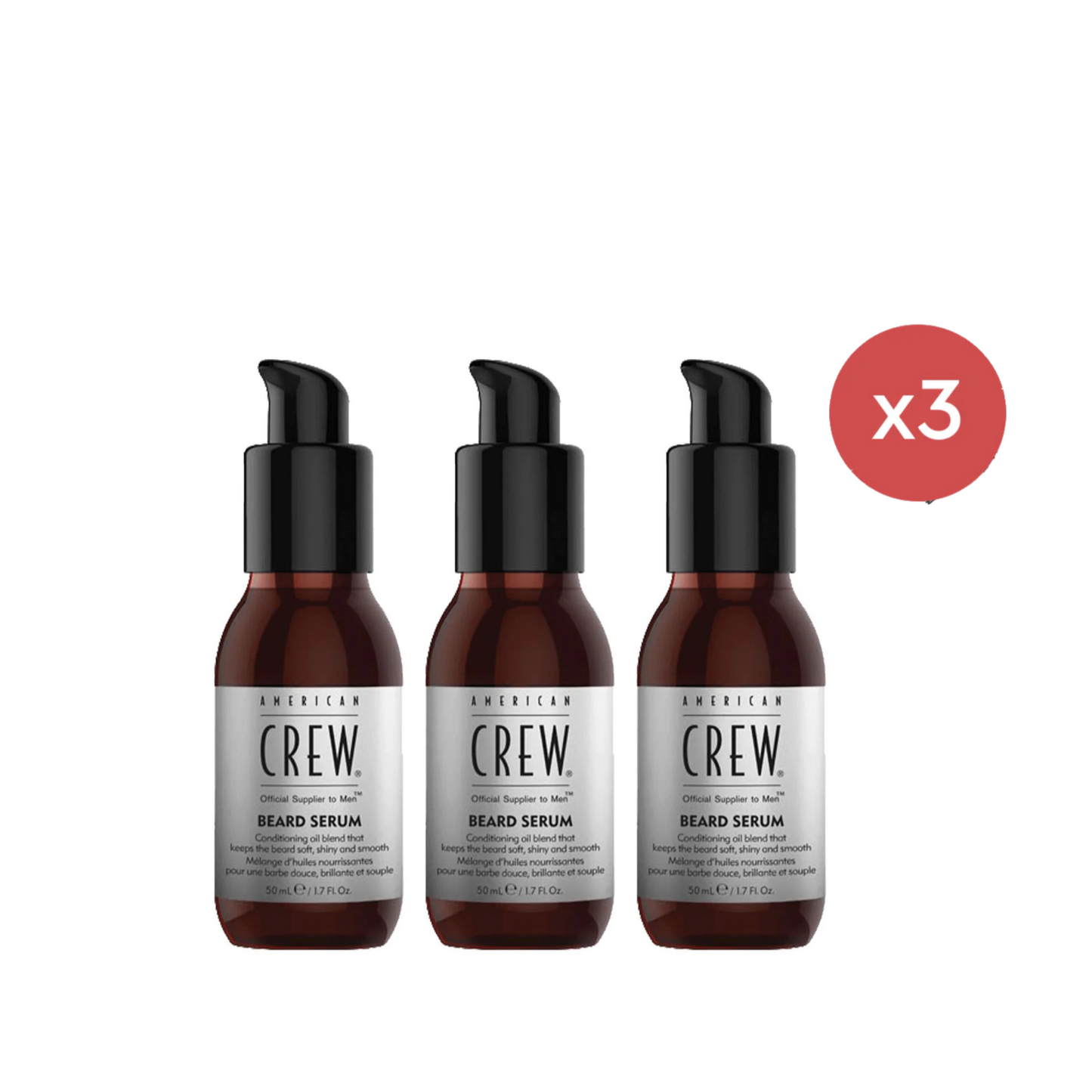 American Crew Beard Serum 50ml Trio