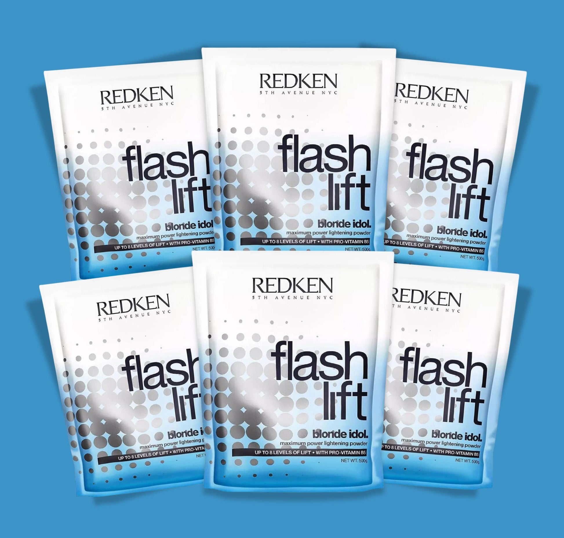 Redken Flash Lift Blonde Idol 500g x 6 Value Pack