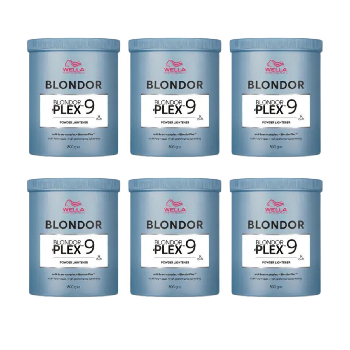 Wella BlondorPlex Multi Blonde Lightening Powder 800g x 6