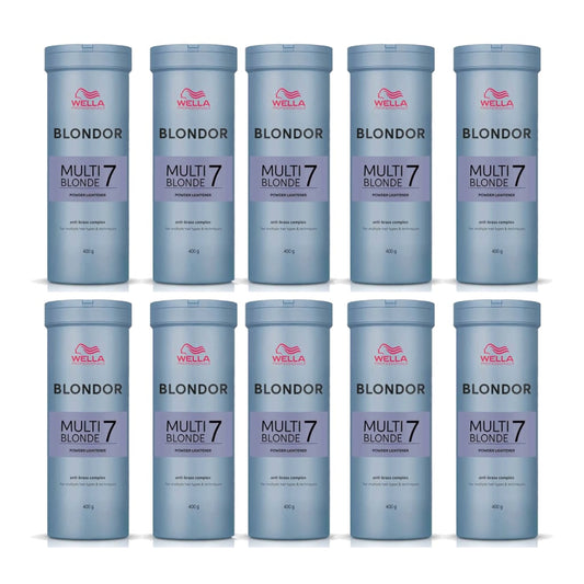 Wella Blondor Multi Blonde 7 Powder Lightener 400g x 10