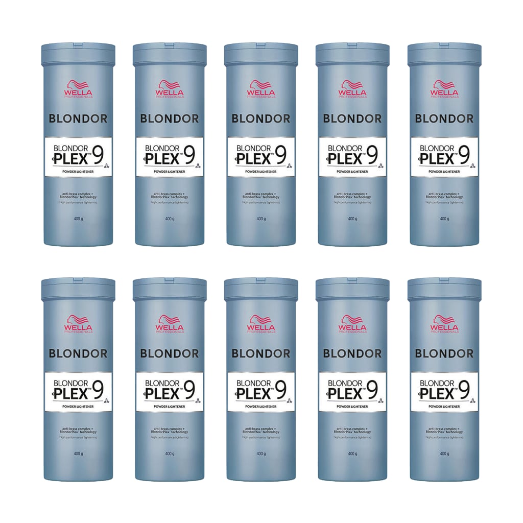 Wella BlondorPlex 9 Powder Lightener 400g x 10