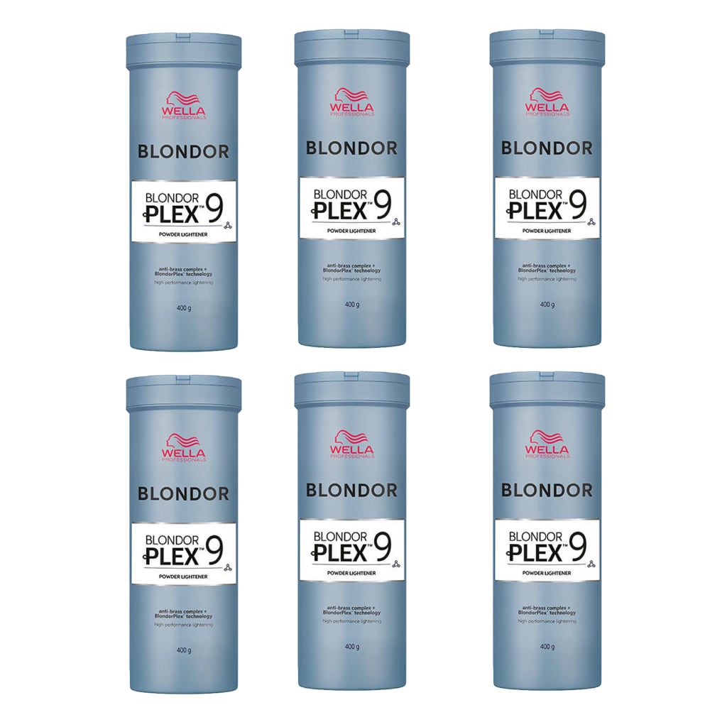 Wella BlondorPlex 9 Powder Lightener 400g x 6