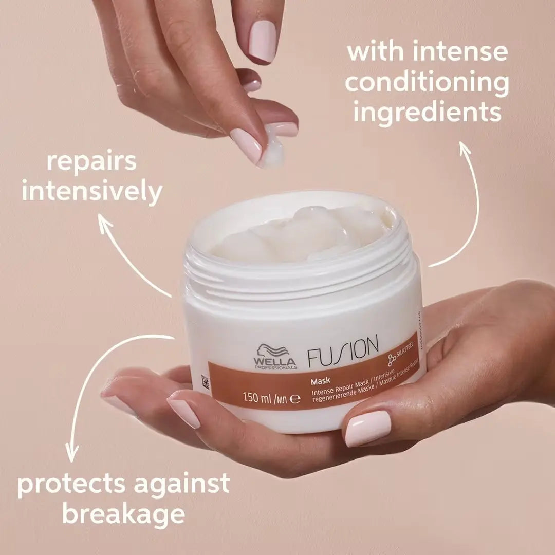 Wella Fusion Intense Repair Shampoo, Conditioner & Mask Trio