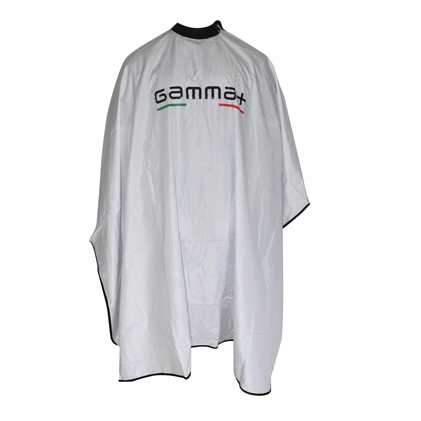 Gamma+ Barber Cape with Silicone Collar (White)
