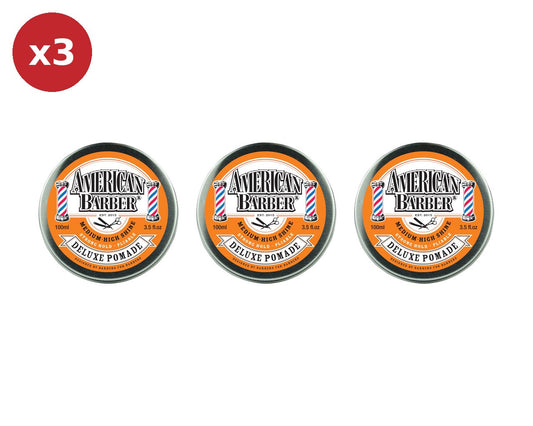 American Barber Deluxe Pomade Trio