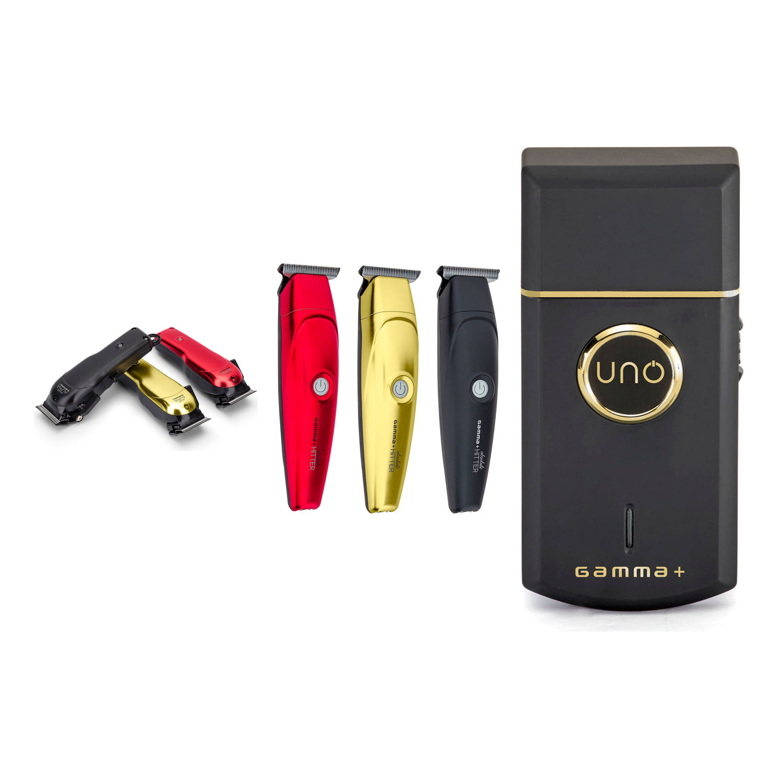 Gamma+ Absolute Trio — Alpha, Hitter and Zero shaver