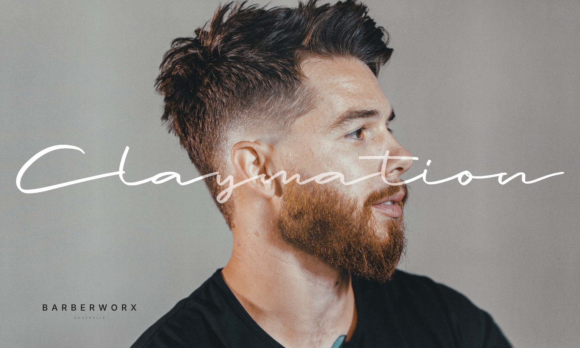 Hanz de Fuko styling - BarberWorx homepage hero banner