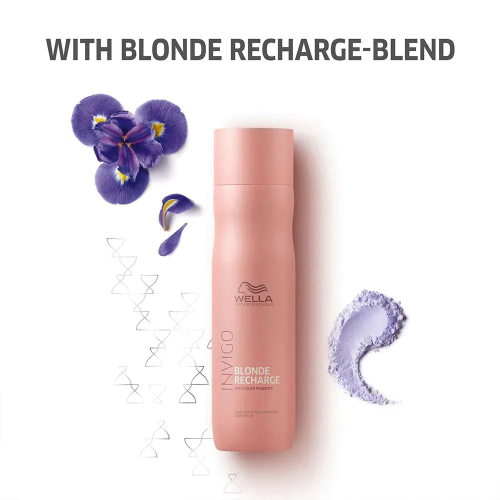 Wella Professionals Invigo Blonde Recharge Color Refreshing Shampoo 250ml