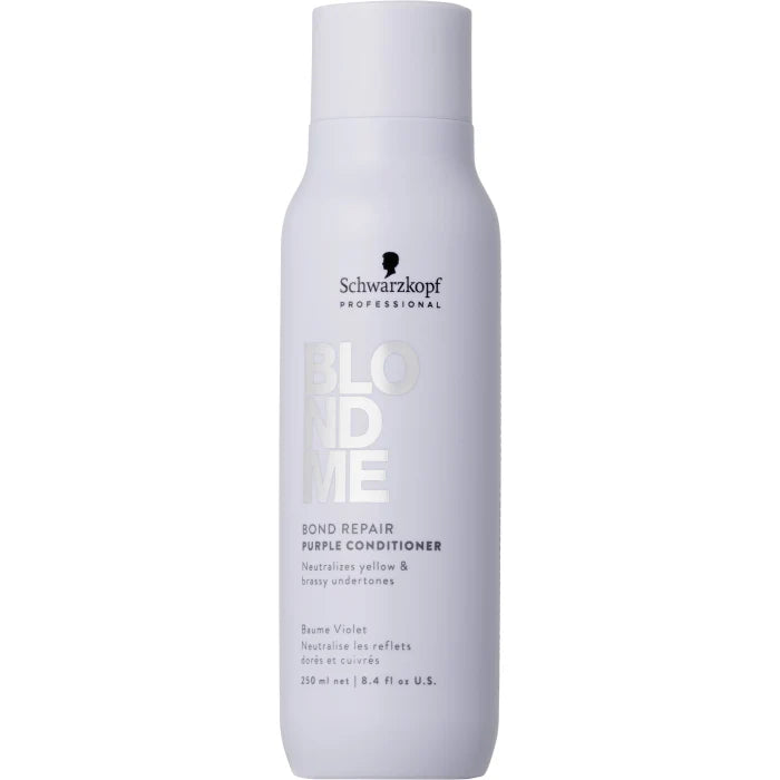 Schwarzkopf Professional BlondMe Bond Repair Purple Shampoo & Conditioner 300ml Duo