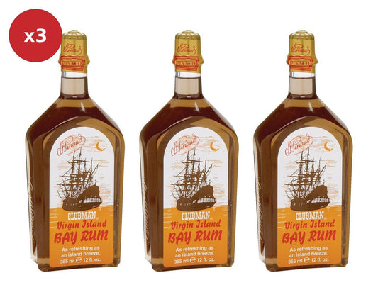Clubman Bay Rum 355ml Trio