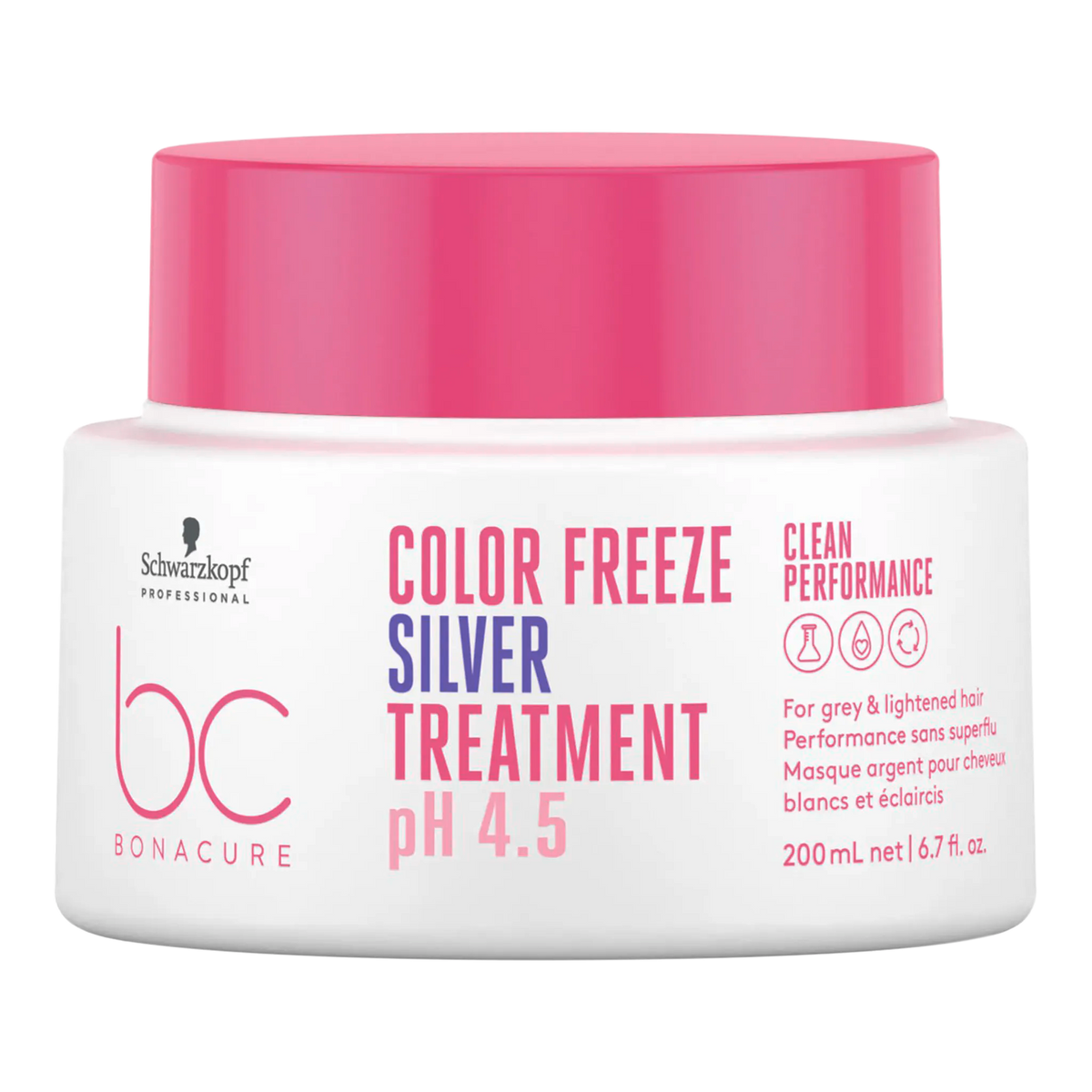 Schwarzkopf Professional Bonacure Clean Performance Sliver Color Freeze Treatment 200ml