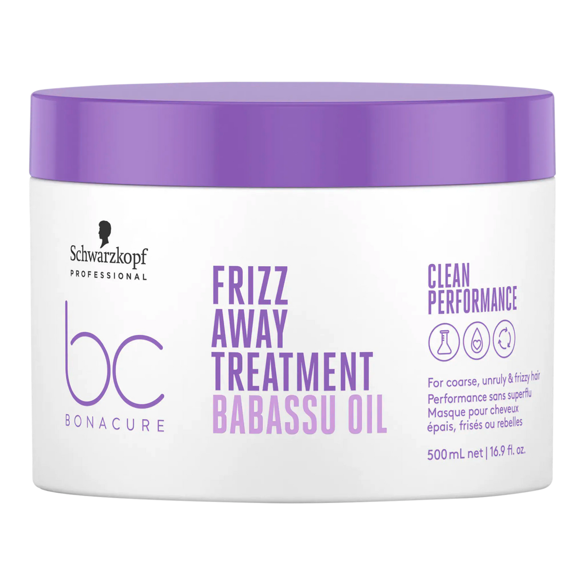 Schwarzkopf Professional Bc Bonacure Clean Performance Frizz Away Treatment 500ml