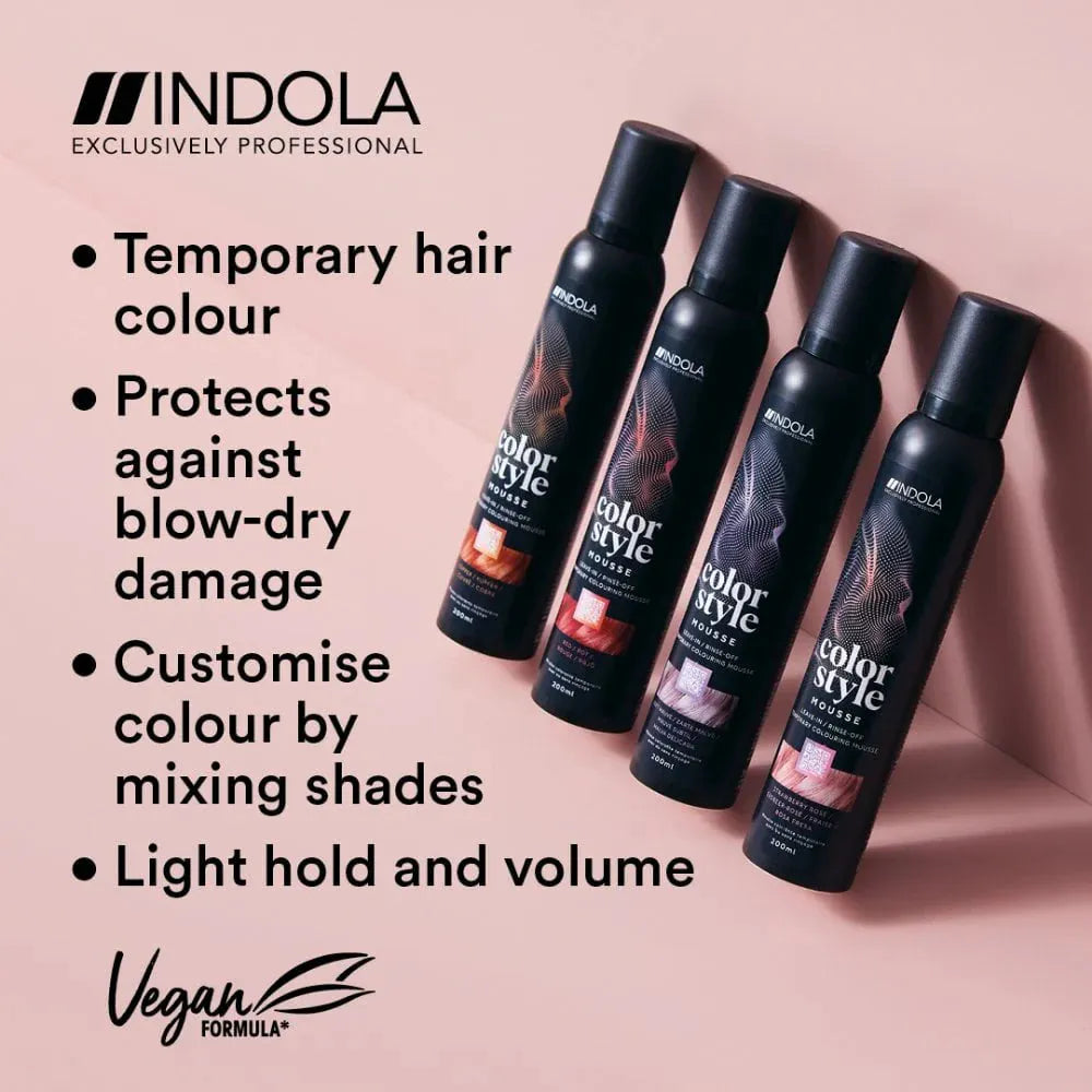 Indola Colour Style Mousse Dark Ash 200ml