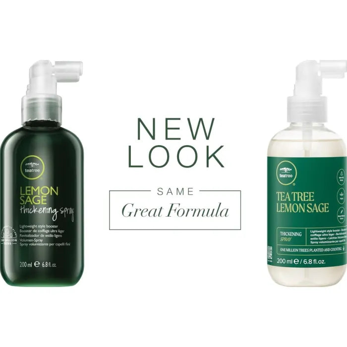 Paul Mitchell Tea Tree Lemon Sage Thickening Spray 200ml Trio NEW LOOK