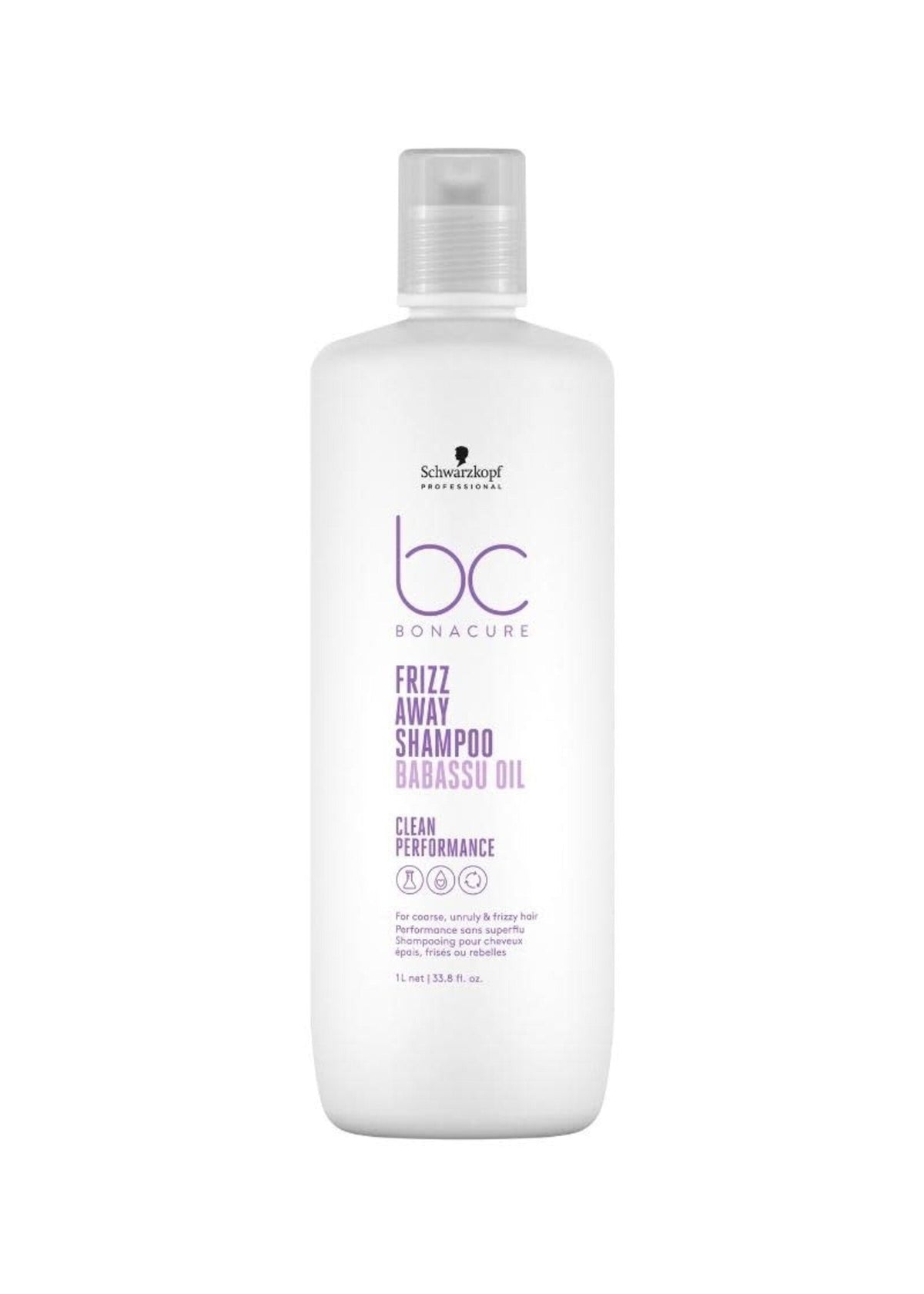 Schwarzkopf Professional BC Bonacure Clean Performance Frizz Away Shampoo 1000ml