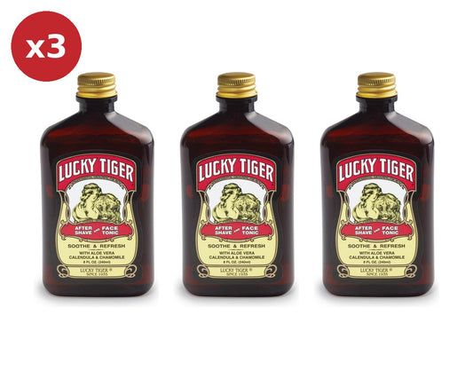 Lucky Tiger After Shave Tonic Trio