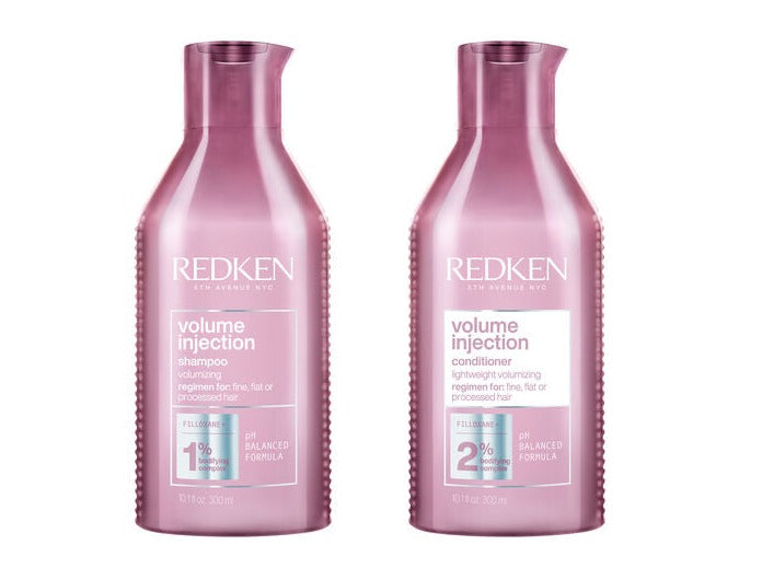 Redken Volume Injection Shampoo & Conditioner 300ml Duo