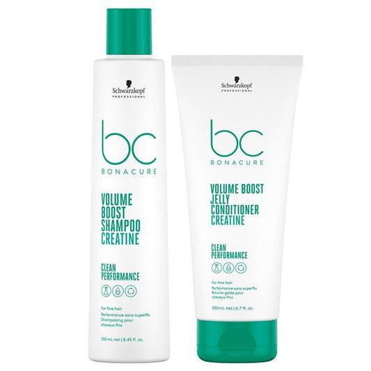 Schwarzkopf Professional Bc Bonacure Clean Performance Volume Boost Shampoo 250ml and Jelly Conditioner 200ml Duo