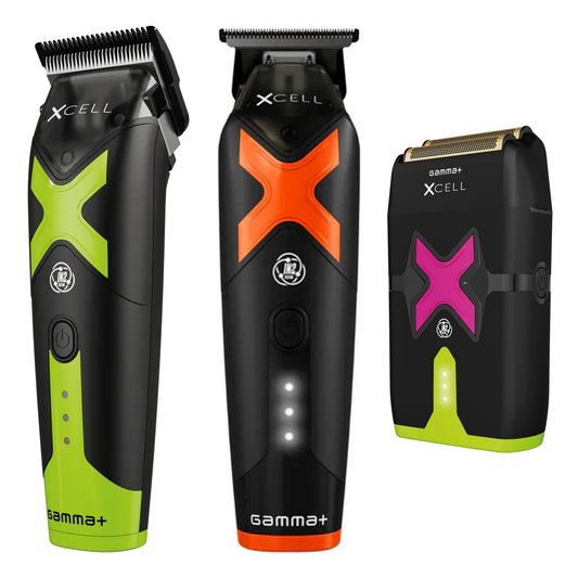 Gamma+ Xcell Trio — clipper, trimmer and shaver