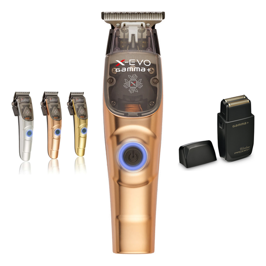 Gamma+ X-Series Trio — X-Ergo, X-EVO and Prodigy shaver